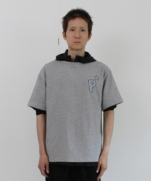 スターロゴTシャツ(メランジグレー)