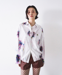 CONECTX（コネクト エックス）の「Hand Spray Dyed Cotton String Shirt, Multi Pink（シャツ/ブラウス）」