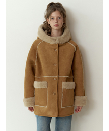 Shearing reversible mustang (caramel)