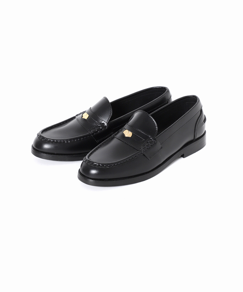 CAMINANDO（カミナンド）の「《追加》《別注》【CAMINANDO/カミナンド】ALMOND TOE PENNY LOAFER：ローファー（ローファー・レディース・ブラック・6/7/XX-SMALL/9）」の2枚目の写真