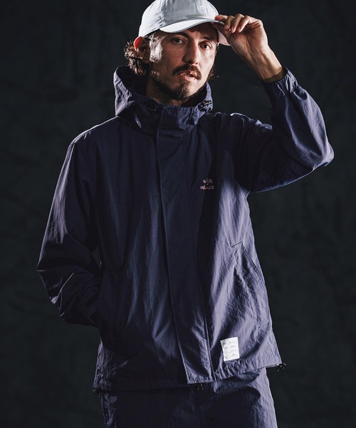 wjk reluxe（ダブルジェーケーリラックス）の「mj11339-shrink nylon parka ナイロンパーカー(WR26S-19)（ナイロンジャケット・メンズ・ブラック/カーキ/ネイビー・L/M/S）」の3枚目の写真