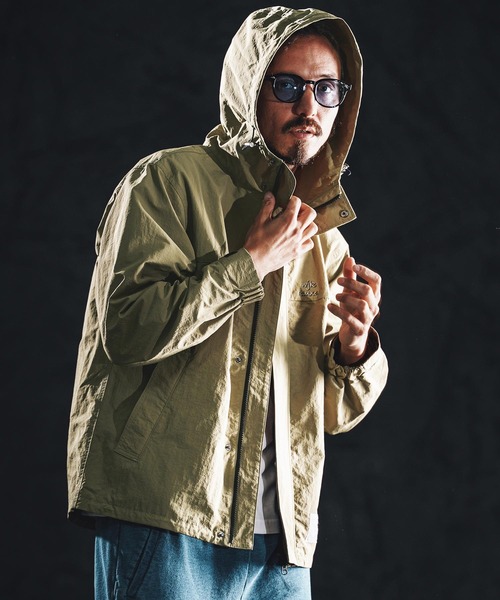 wjk reluxe（ダブルジェーケーリラックス）の「mj11339-shrink nylon parka ナイロンパーカー(WR26S-19)（ナイロンジャケット・メンズ・ブラック/カーキ/ネイビー・L/M/S）」の4枚目の写真