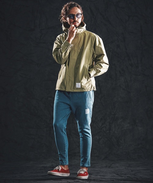 wjk reluxe（ダブルジェーケーリラックス）の「mj11339-shrink nylon parka ナイロンパーカー(WR26S-19)（ナイロンジャケット・メンズ・ブラック/カーキ/ネイビー・L/M/S）」の5枚目の写真