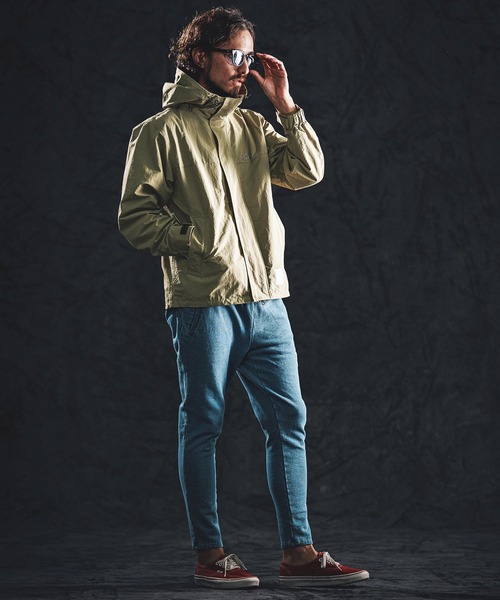 wjk reluxe（ダブルジェーケーリラックス）の「mj11339-shrink nylon parka ナイロンパーカー(WR26S-19)（ナイロンジャケット・メンズ・ブラック/カーキ/ネイビー・L/M/S）」の6枚目の写真