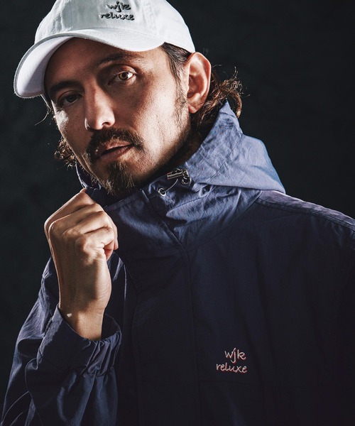 wjk reluxe（ダブルジェーケーリラックス）の「mj11339-shrink nylon parka ナイロンパーカー(WR26S-19)（ナイロンジャケット・メンズ・ブラック/カーキ/ネイビー・L/M/S）」の10枚目の写真