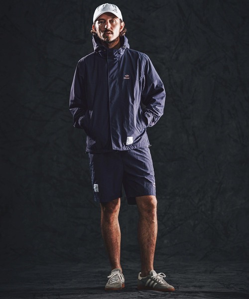 wjk reluxe（ダブルジェーケーリラックス）の「mj11339-shrink nylon parka ナイロンパーカー(WR26S-19)（ナイロンジャケット・メンズ・ブラック/カーキ/ネイビー・L/M/S）」の12枚目の写真