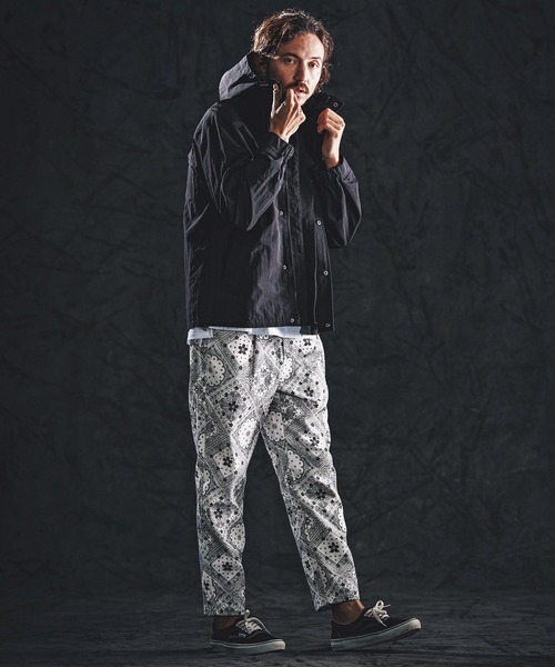 wjk reluxe（ダブルジェーケーリラックス）の「mj11339-shrink nylon parka ナイロンパーカー(WR26S-19)（ナイロンジャケット・メンズ・ブラック/カーキ/ネイビー・L/M/S）」の18枚目の写真