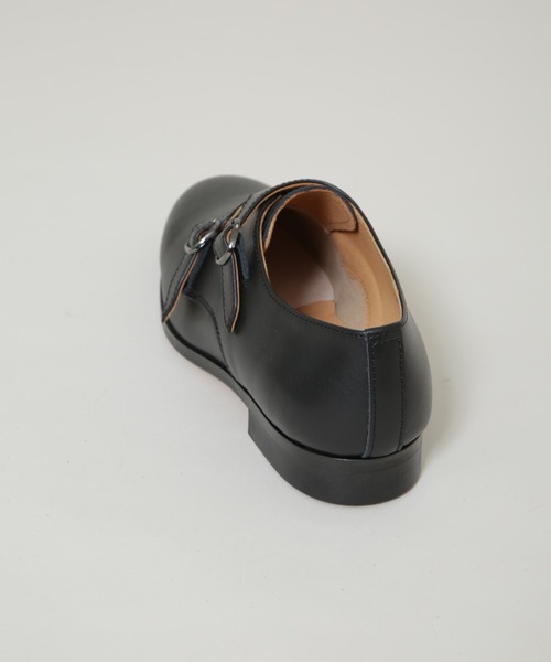 PADRONE（パドローネ）の「PADRONE THE STANDARD LINE/別注 DOUBLE MONK/ダブルモンクストラップ（ドレスシューズ・メンズ・ブラック・41/40/42）」の5枚目の写真
