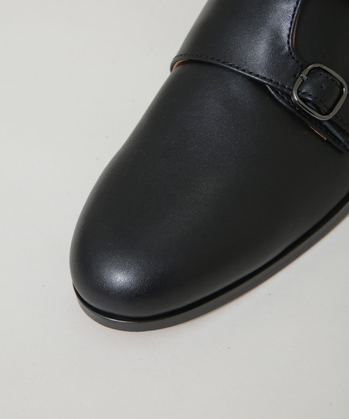 PADRONE（パドローネ）の「PADRONE THE STANDARD LINE/別注 DOUBLE MONK/ダブルモンクストラップ（ドレスシューズ・メンズ・ブラック・41/40/42）」の6枚目の写真