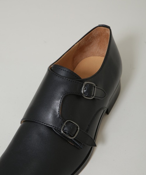 PADRONE（パドローネ）の「PADRONE THE STANDARD LINE/別注 DOUBLE MONK/ダブルモンクストラップ（ドレスシューズ・メンズ・ブラック・41/40/42）」の7枚目の写真