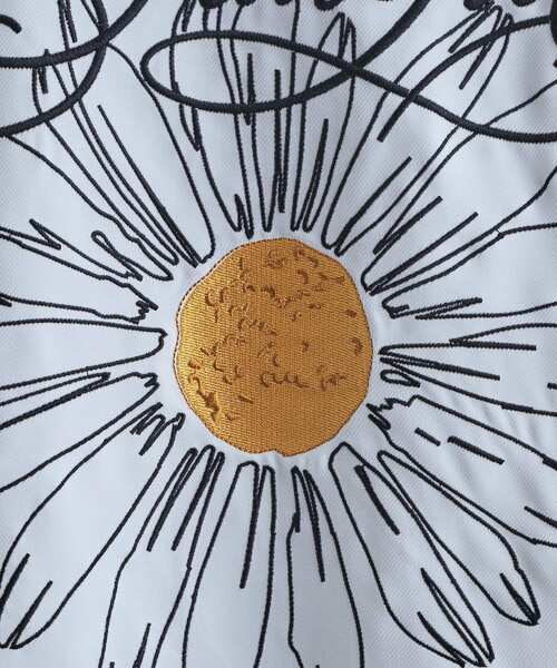 tk.TAKEO KIKUCHI（ティーケータケオキクチ）の「バックデイジー刺繍シャツ（シャツ/ブラウス・メンズ・ブルー系その他/ホワイト/ブラック・02/03/04）」の7枚目の写真