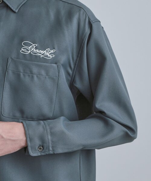 tk.TAKEO KIKUCHI（ティーケータケオキクチ）の「バックデイジー刺繍シャツ（シャツ/ブラウス・メンズ・ブルー系その他/ホワイト/ブラック・02/03/04）」の20枚目の写真