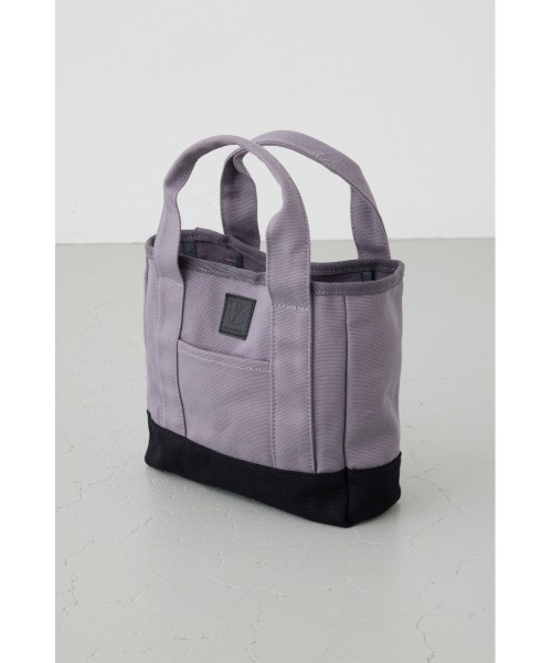 AZUL by moussy（アズールバイマウジー）の「パッチ付きミニトートスクエアバッグ（トートバッグ・メンズ・ホワイト/ブラック/グレー・FREE）」の22枚目の写真