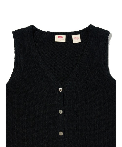 Levi's（リーバイス）の「Levi's/リーバイス HELEN ミニブークレ ベスト（ベスト・レディース・ブラック・XS/S/M）」の6枚目の写真