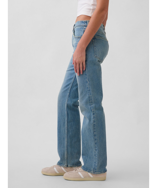 GAP(ギャップ)の「ミッドライズ リラックスフィット ストレートデニム(デニムパンツ・レディース・ライトインディゴブルー・30/28/23/24/25/26/27/29)」の10枚目の写真