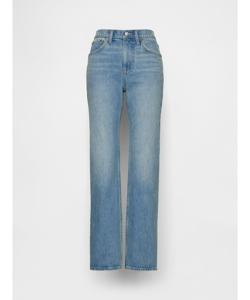 GAP(ギャップ)の「ミッドライズ リラックスフィット ストレートデニム(デニムパンツ・レディース・ライトインディゴブルー・30/28/23/24/25/26/27/29)」の2枚目の写真