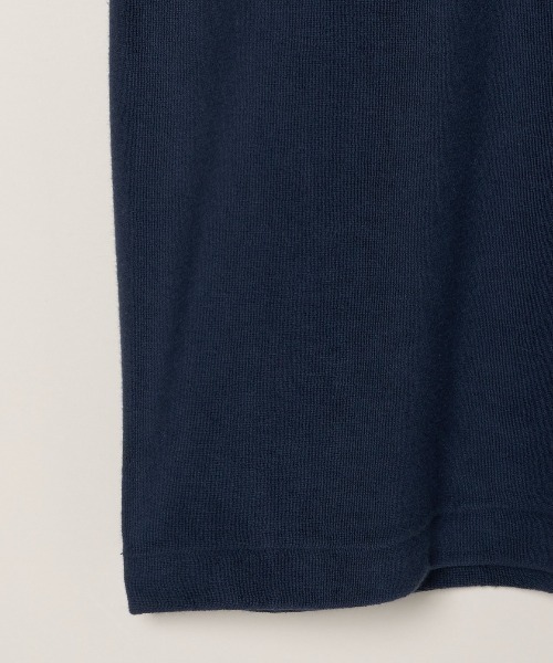 three dots（スリードッツ）の「コンパクトパイル ハーフジップ 長袖Tシャツ（Tシャツ/カットソー・メンズ・ベージュ系その他/グリーン系その他/ブルー系その他・SMALL/MEDIUM/LARGE）」の8枚目の写真