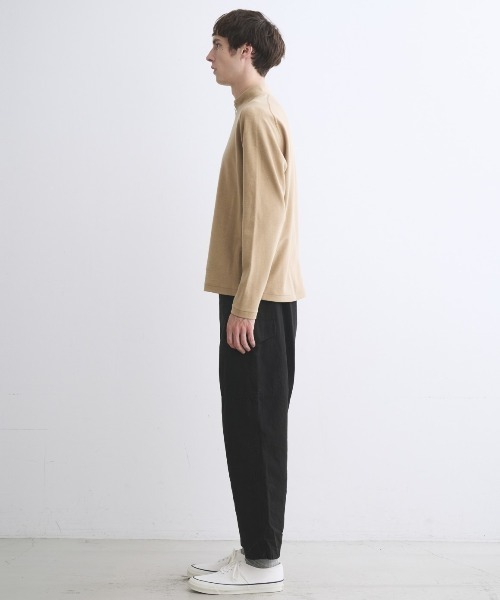 three dots（スリードッツ）の「コンパクトパイル ハーフジップ 長袖Tシャツ（Tシャツ/カットソー・メンズ・ベージュ系その他/グリーン系その他/ブルー系その他・SMALL/MEDIUM/LARGE）」の11枚目の写真
