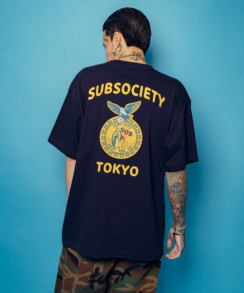 Subciety（サブサエティ）の「SST tee（Tシャツ/カットソー・メンズ・ネイビー/ホワイト/ブラック・SMALL/MEDIUM/LARGE/X-LARGE/XX-LARGE）」の19枚目の写真