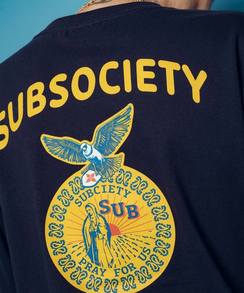 Subciety（サブサエティ）の「SST tee（Tシャツ/カットソー・メンズ・ネイビー/ホワイト/ブラック・SMALL/MEDIUM/LARGE/X-LARGE/XX-LARGE）」の3枚目の写真