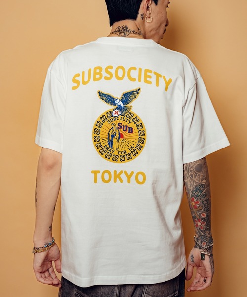 Subciety（サブサエティ）の「SST tee（Tシャツ/カットソー・メンズ・ネイビー/ホワイト/ブラック・SMALL/MEDIUM/LARGE/X-LARGE/XX-LARGE）」の2枚目の写真