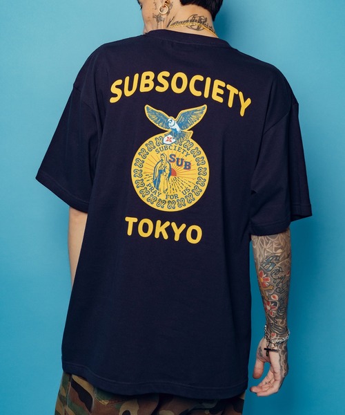 Subciety（サブサエティ）の「SST tee（Tシャツ/カットソー・メンズ・ネイビー/ホワイト/ブラック・SMALL/MEDIUM/LARGE/X-LARGE/XX-LARGE）」の11枚目の写真