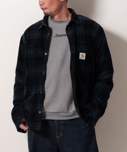 BAYBLO（ベイブロ）の「(SA) ボア 刺繍 ロゴ トレーナー（スウェット・メンズ・グレー/ブラック/アイボリー/ブラウン・M/L/LL）」の21枚目の写真