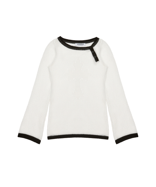 LUVISTRUE(ラヴイズトゥルー)の「SM CROSS MESH KNIT(WHITE)(ニット/セーター・レディース・その他・FREE)」の2枚目の写真