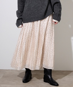 セール】ドットプリーツスカート（スカート）｜SLOBE IENA