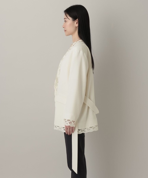 A part by（アパートバイ）の「バテンレースジャケット（その他アウター・レディース・ブラック/アイボリー・FREE）」の16枚目の写真