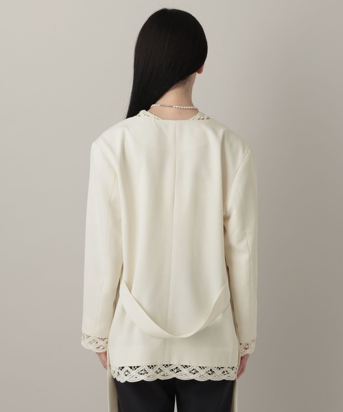 A part by（アパートバイ）の「バテンレースジャケット（その他アウター・レディース・ブラック/アイボリー・FREE）」の17枚目の写真