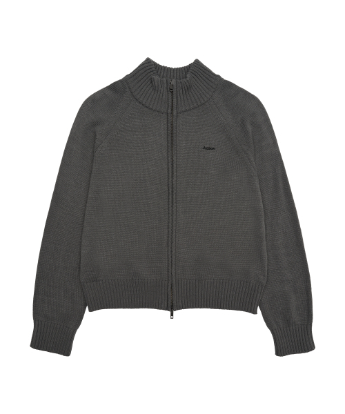 AMESWORLDWIDE(アメスワールドワイド)の「BASIC KNIT ZIP-UP CHARCOAL(カーディガン/ボレロ・レディース・その他・S/M)」の6枚目の写真