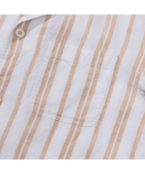 PRODESHIRT（プロデシャツ）の「[コンフォート] クバンオープンカラーリネンキャンプシャツ (ベージュSP)（シャツ/ブラウス・メンズ・その他・L/XL）」の5枚目の写真