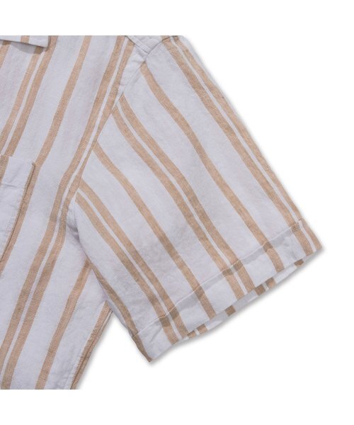 PRODESHIRT（プロデシャツ）の「[コンフォート] クバンオープンカラーリネンキャンプシャツ (ベージュSP)（シャツ/ブラウス・メンズ・その他・L/XL）」の6枚目の写真