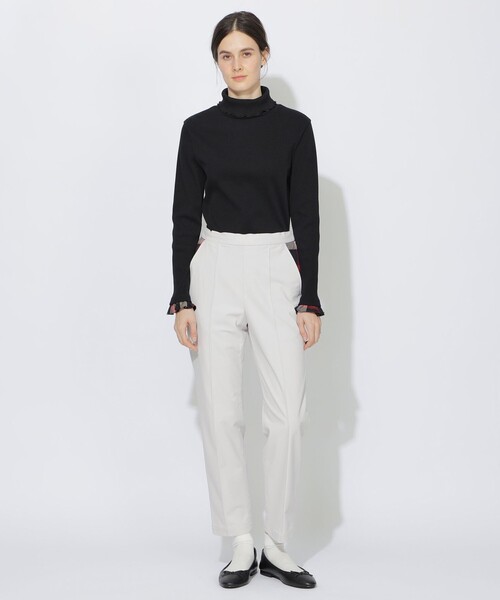 CB CRESTBRIDGE（シービークレストブリッジ）の「スタンダードカットパンツ（その他パンツ・レディース・ベージュ系その他/ブラック・2/0/1）」の10枚目の写真