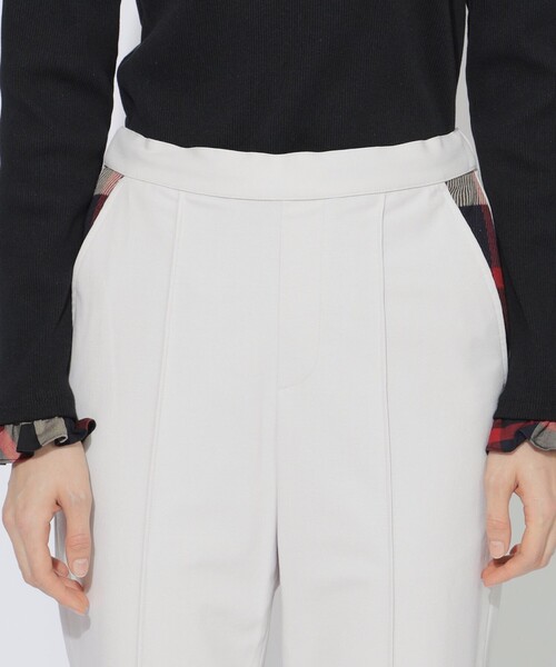 CB CRESTBRIDGE（シービークレストブリッジ）の「スタンダードカットパンツ（その他パンツ・レディース・ベージュ系その他/ブラック・2/0/1）」の6枚目の写真