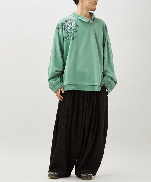 チャイハネ(チャイハネ)の「【チャイハネ】ブラーケMEN'Sトップス(スウェット・メンズ・ベージュ/ブルー/グリーン・FREE)」の7枚目の写真