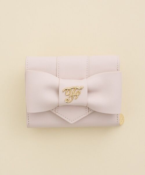 Maison de FLEUR（メゾンドフルール）の「ベルトリボンミニウォレット（財布・レディース・ラベンダー/ピンク/ブラック・FREE）」の22枚目の写真