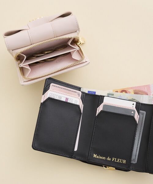 ベルトリボンミニウォレット（財布）｜Maison de FLEUR（メゾンド