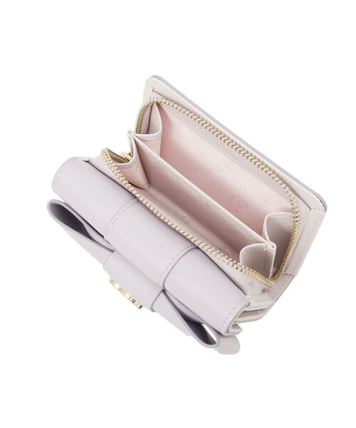 Maison de FLEUR（メゾンドフルール）の「ベルトリボンミニウォレット（財布・レディース・ラベンダー/ピンク/ブラック・FREE）」の17枚目の写真