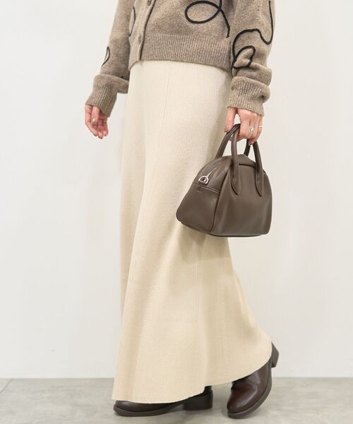 AMERICAN HOLIC（アメリカンホリック）の「リブマーメイドスカート（スカート・レディース・アイボリー/ブラック・L/M）」の18枚目の写真