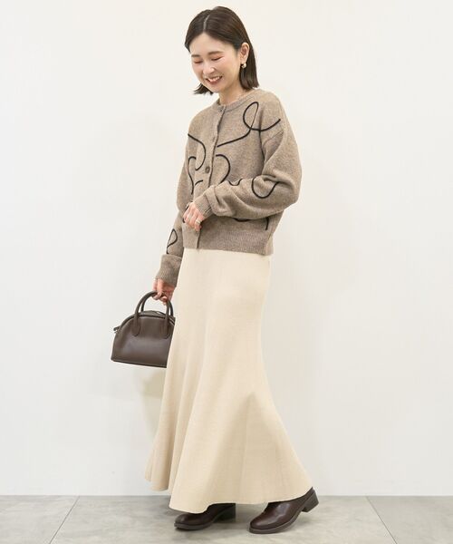 AMERICAN HOLIC（アメリカンホリック）の「リブマーメイドスカート（スカート・レディース・アイボリー/ブラック・L/M）」の16枚目の写真