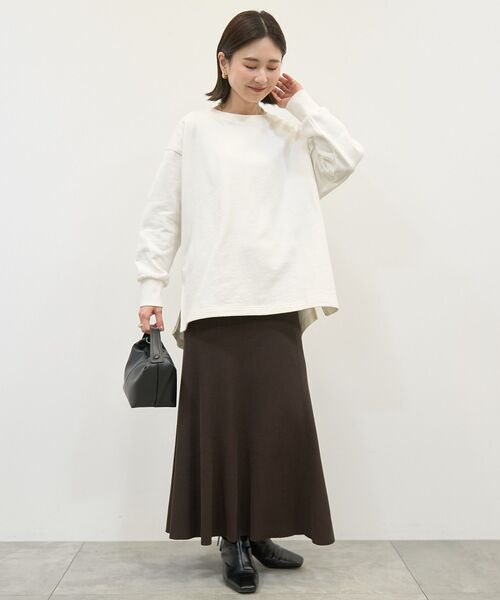 AMERICAN HOLIC（アメリカンホリック）の「リブマーメイドスカート（スカート・レディース・アイボリー/ブラック・L/M）」の9枚目の写真