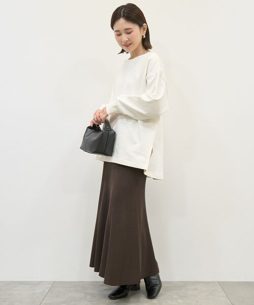 AMERICAN HOLIC（アメリカンホリック）の「リブマーメイドスカート（スカート・レディース・アイボリー/ブラック・L/M）」の8枚目の写真