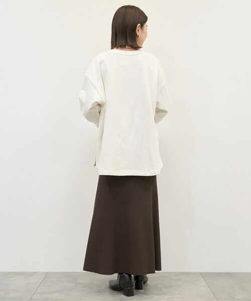 AMERICAN HOLIC（アメリカンホリック）の「リブマーメイドスカート（スカート・レディース・アイボリー/ブラック・L/M）」の7枚目の写真