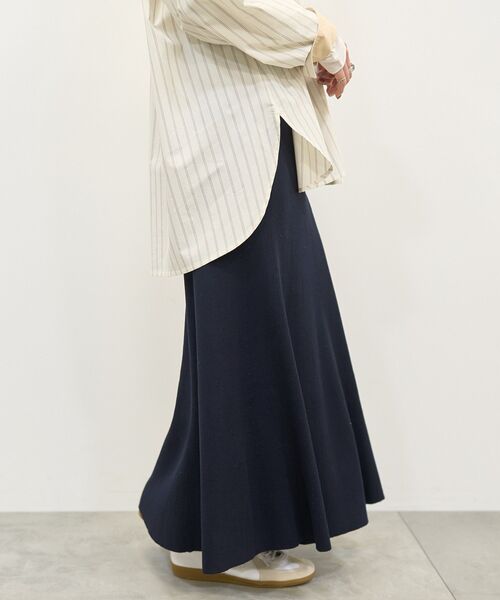 AMERICAN HOLIC（アメリカンホリック）の「リブマーメイドスカート（スカート・レディース・アイボリー/ブラック・L/M）」の6枚目の写真