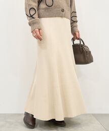 リブマーメイドスカート