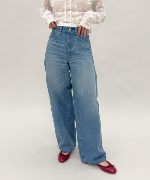EDIT. FOR LULU(エディットフォールル)の「curve denim(デニムパンツ・レディース・ブルー・36/38)」の12枚目の写真