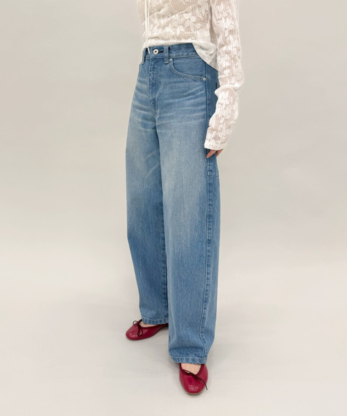 EDIT. FOR LULU(エディットフォールル)の「curve denim(デニムパンツ・レディース・ブルー・36/38)」の13枚目の写真