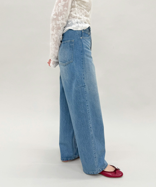 EDIT. FOR LULU(エディットフォールル)の「curve denim(デニムパンツ・レディース・ブルー・36/38)」の14枚目の写真